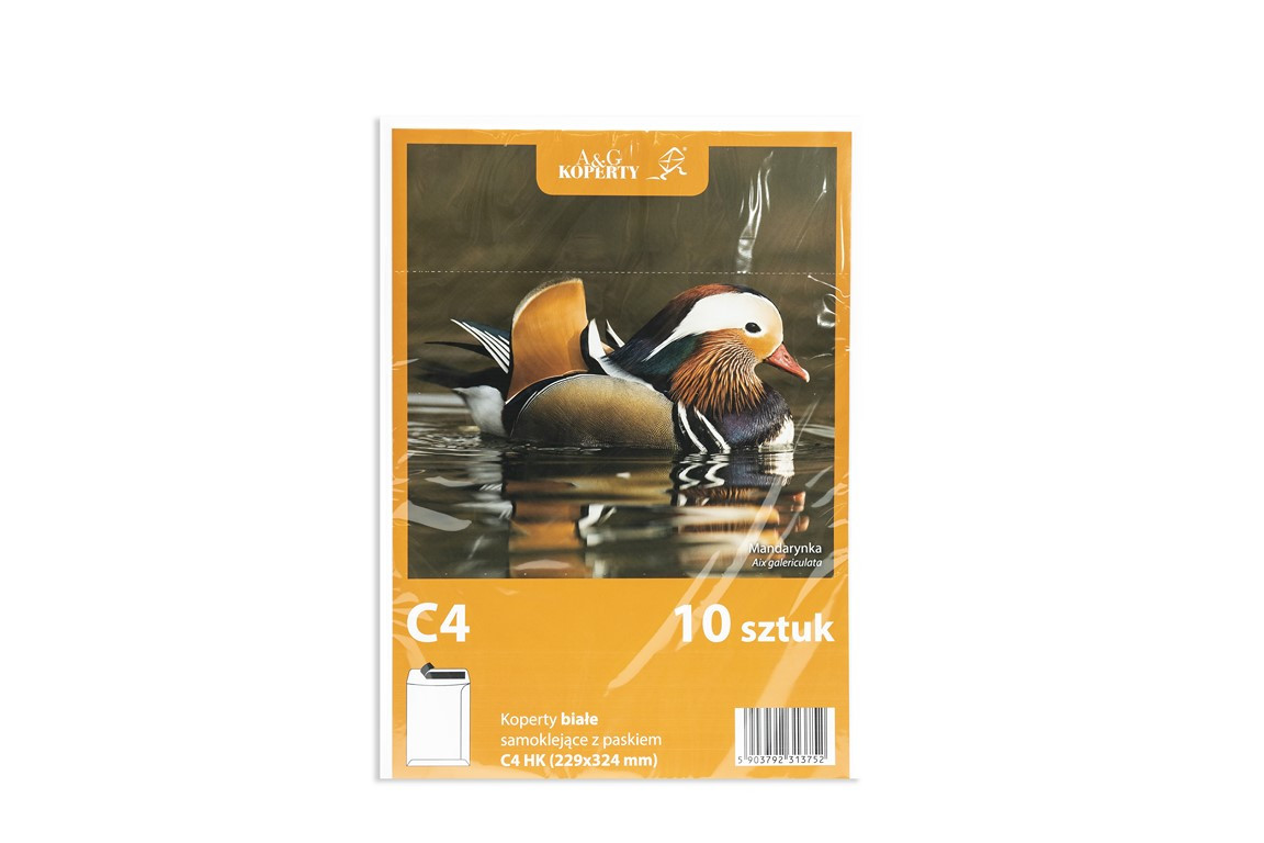 Koperta C4/10szt. HK biała